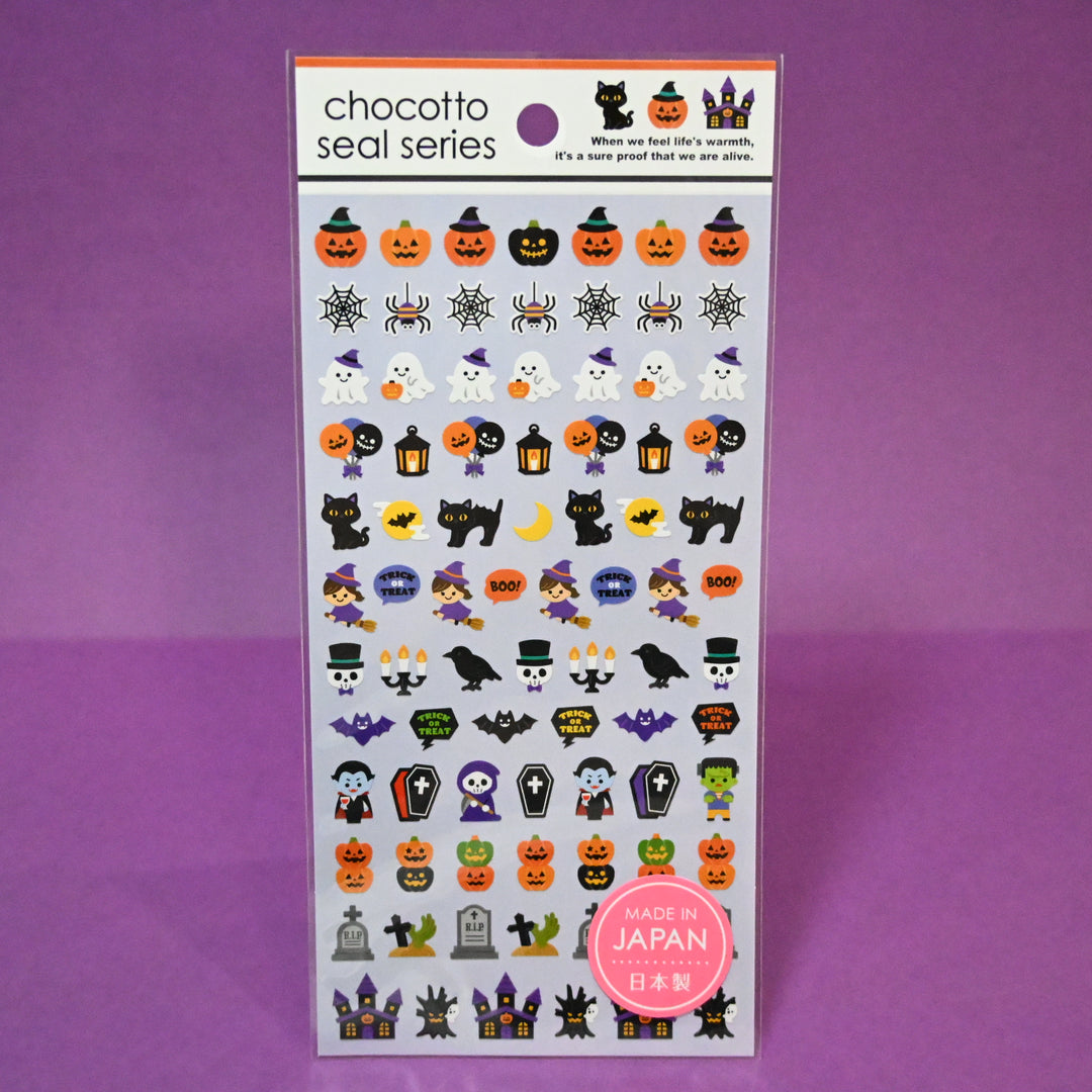 chocotto Halloween Sticker Sheet Set (3 pcs.)