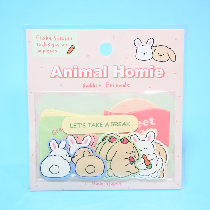 GAIA Animal Homie Rabbit and Bear Flake Seal Set (2 pcs.)