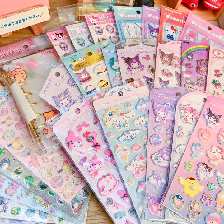 [LUCKY BAG] Rainbowholic Sanrio 3D Sticker Mega Bundle