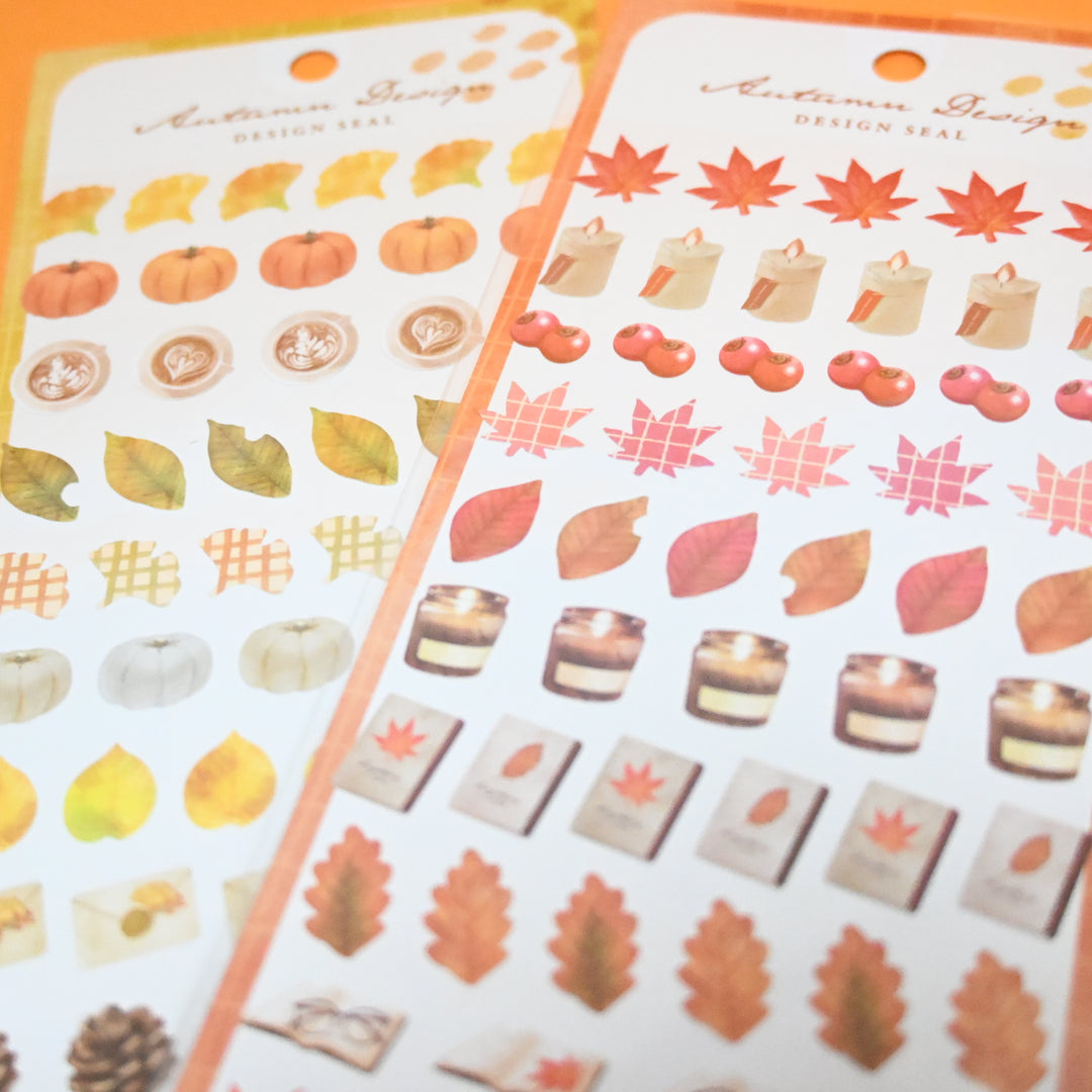 Synapse Japan Autumn Design Sticker Sheet Set (2 pcs.)