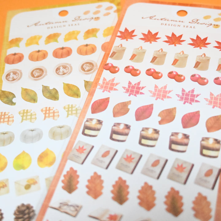 Synapse Japan Autumn Design Sticker Sheet Set (2 pcs.)
