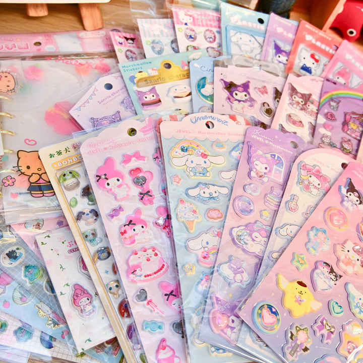 [LUCKY BAG] Rainbowholic Sanrio 3D Sticker Mega Bundle