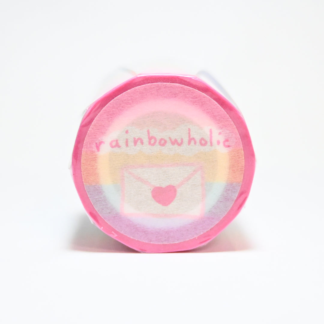 (MT048) Original Pastel Wide Rainbow Washi Tape 5cm