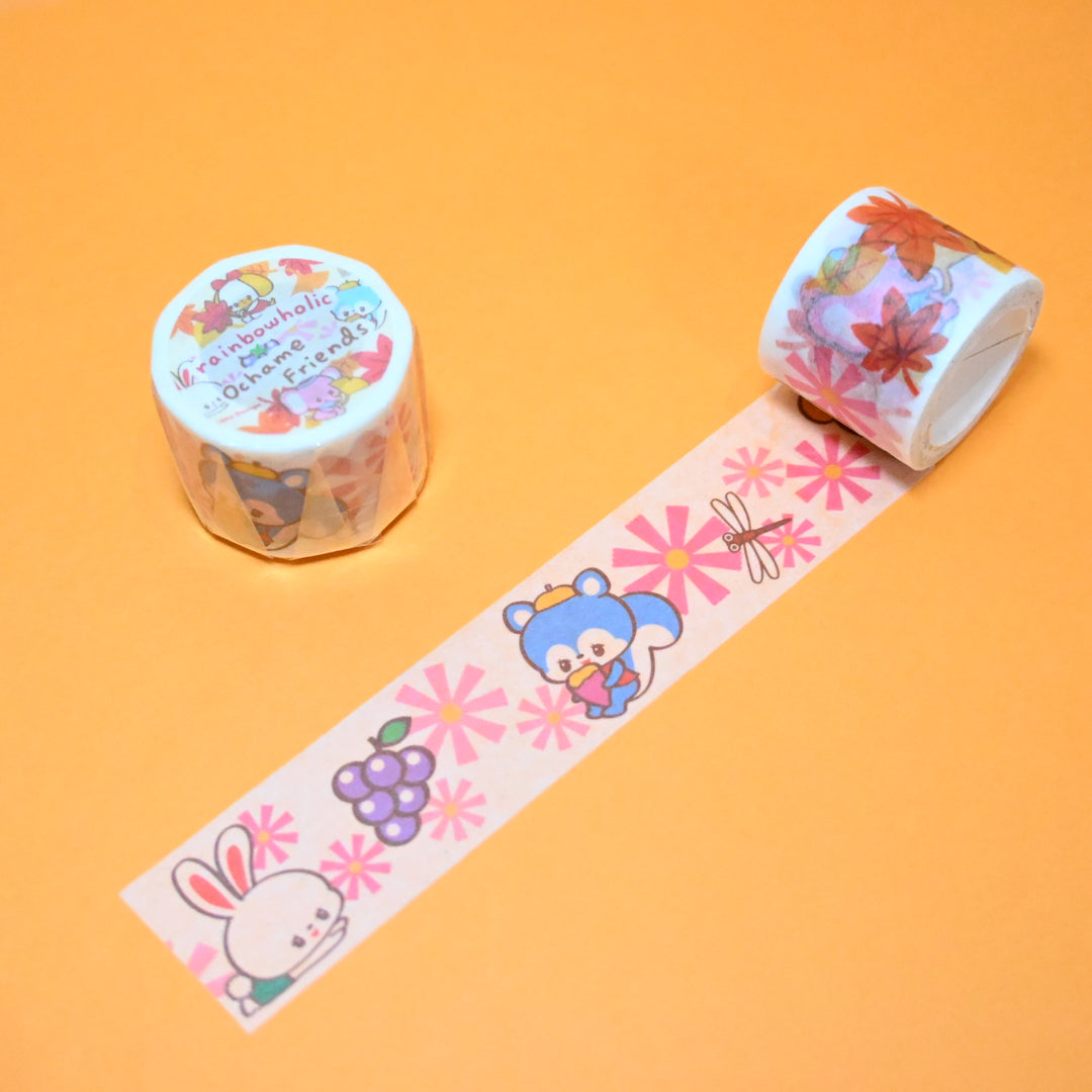 Rainbowholic x Ochame Friends Four Seasons Washi Tapes