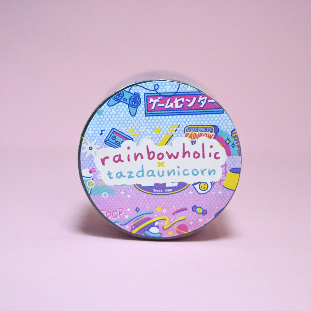 (MT125) Original Rainbowholic x Tazdaunicorn Neo City Pop 2.5CM Hologram Tape