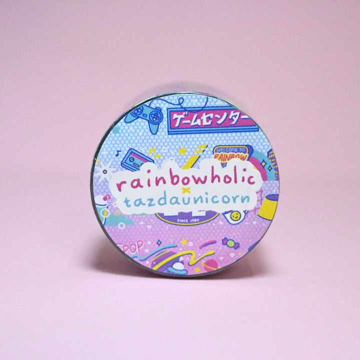 (MT125) Original Rainbowholic x Tazdaunicorn Neo City Pop 2.5CM Hologram Tape