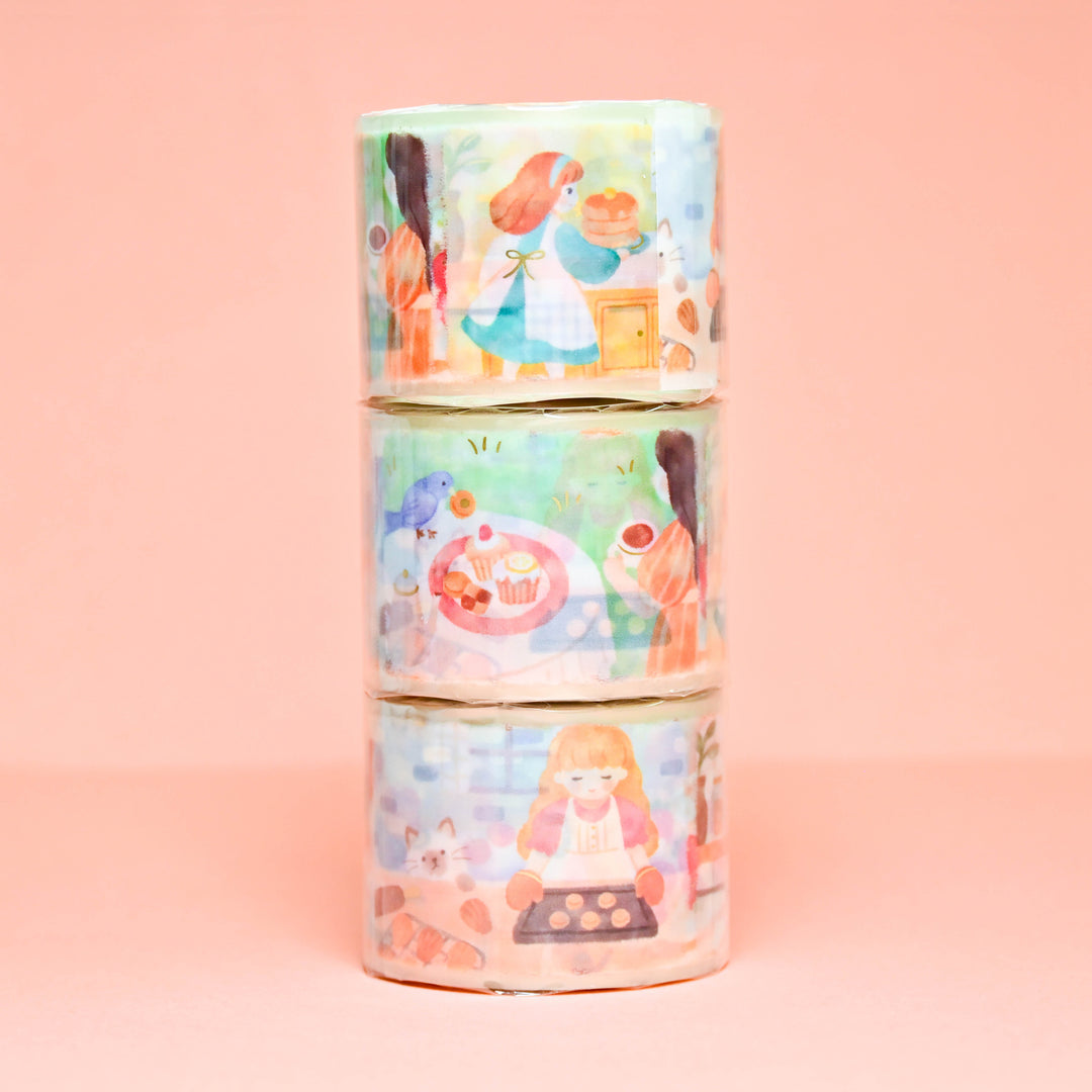 MINDWAVE Baking Foiled Clear Tape 3cm