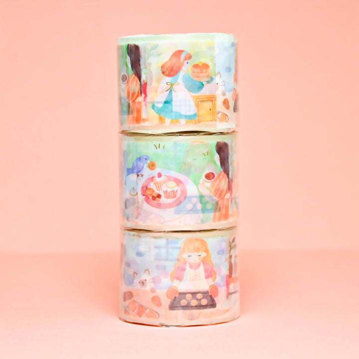 MINDWAVE Baking Foiled Clear Tape 3cm