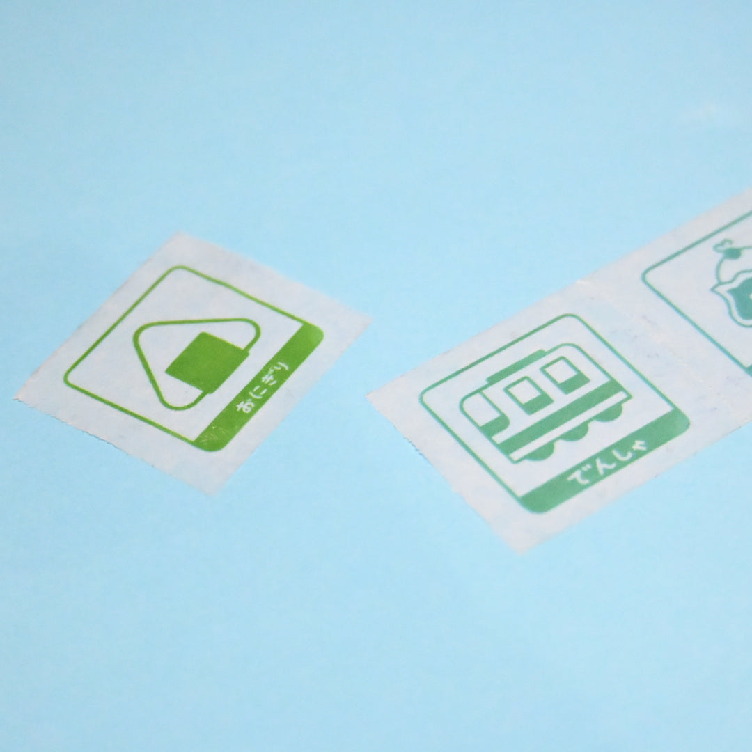 (MT116) Original Rainbowholic x Tazdaunicorn Rainbowholic Stamp Rally S1 3CM Easy Cut Washi Tape