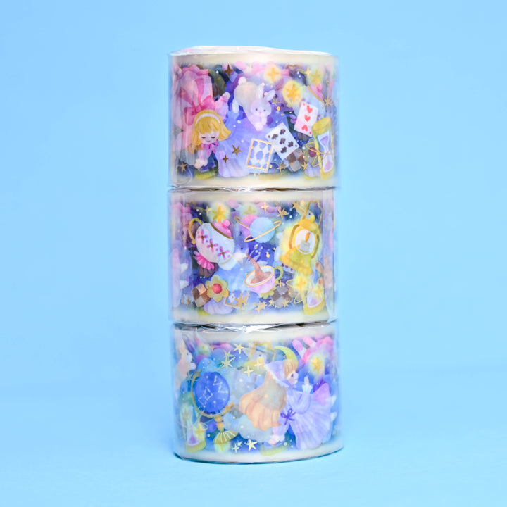 MINDWAVE Midnight Dreaming Foiled Clear Tape 3cm