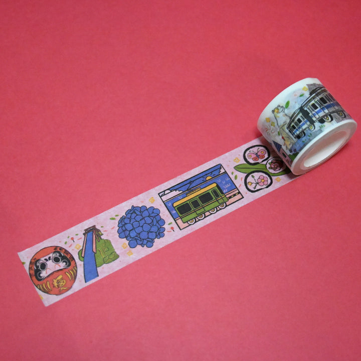 (MT055) Cinta washi de 3 cm de Rainbowholic x Tazdaunicorn, región de Kanto (Tokio, Saitama, Chiba, etc.)