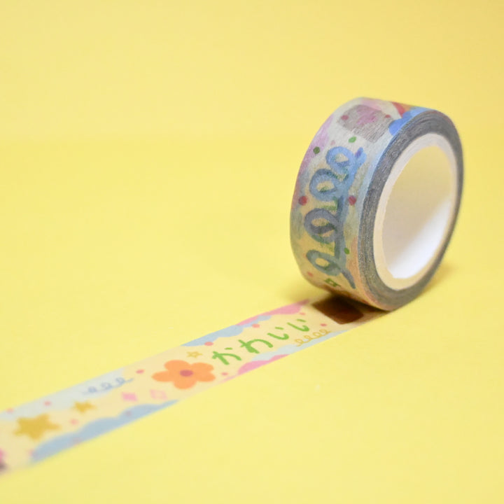 (MT012) Original Rainbow & Icecream Washi Tape