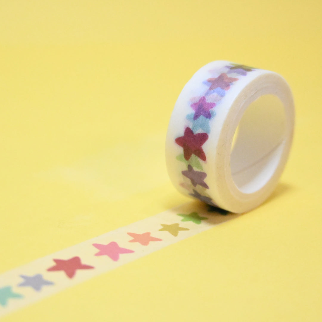 (MT013) Original Rainbow Stars Washi Tape