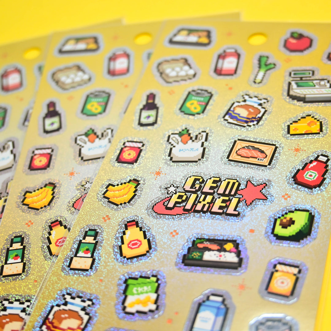 MINDWAVE Gem Pixel Grocery Shop