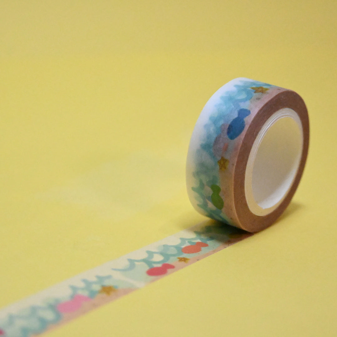 (MT014) Original Rainbow Fish Washi Tape