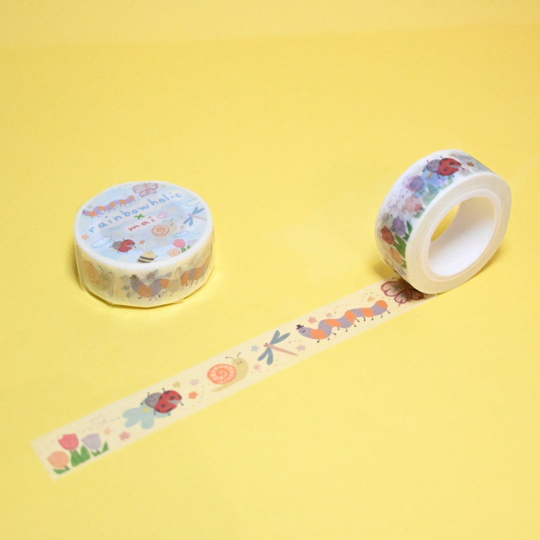 (MT056) Cinta washi original de insectos Rainbowholic x Mai Kawaii