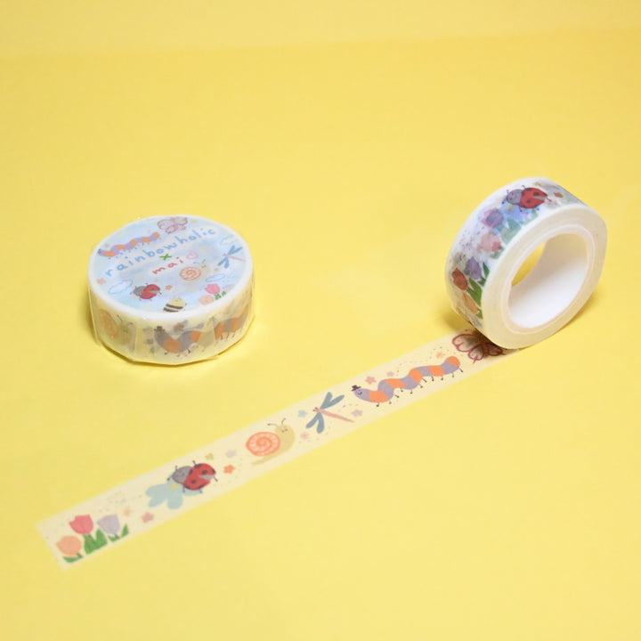 (MT056) Cinta washi original de insectos Rainbowholic x Mai Kawaii