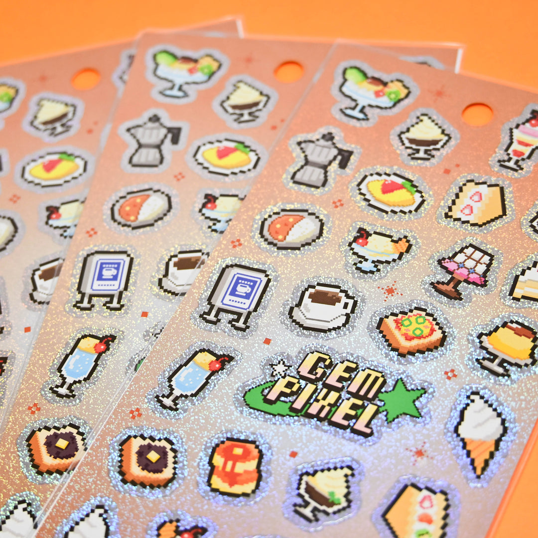 MINDWAVE Gem Pixel Coffee Shop