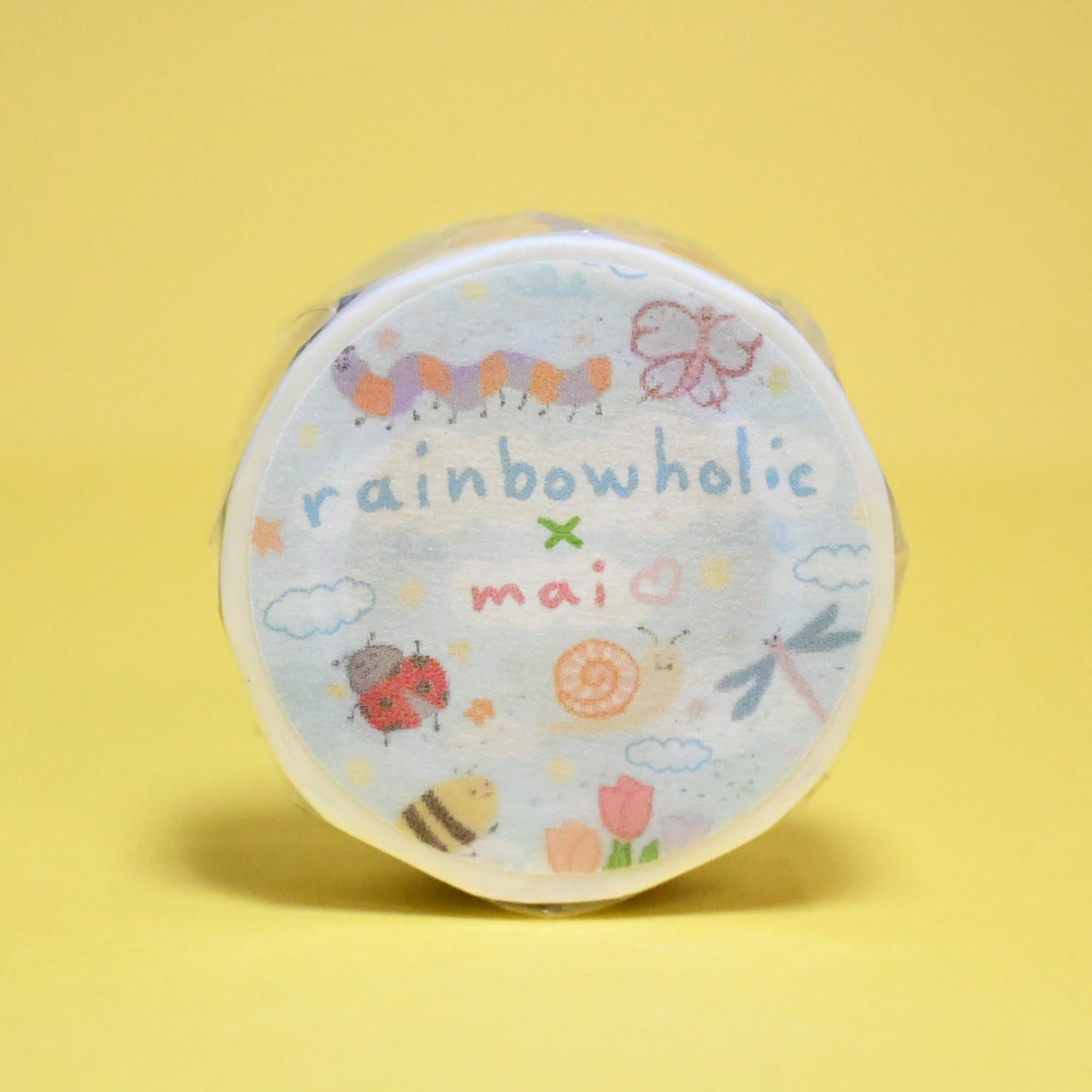 (MT056) Cinta washi original de insectos Rainbowholic x Mai Kawaii