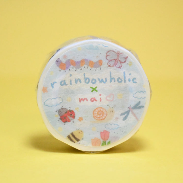 (MT056) Cinta washi original de insectos Rainbowholic x Mai Kawaii