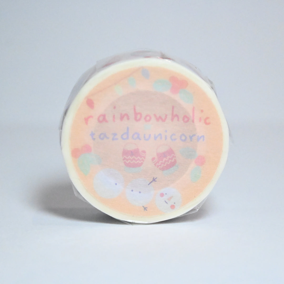 (MT034) Original Rainbowholic x Tazdaunicorn "Pastel Holidays" Collaboration Washi Tape