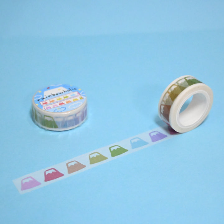 (MT062) Cinta washi original del monte Fuji de Rainbowholic