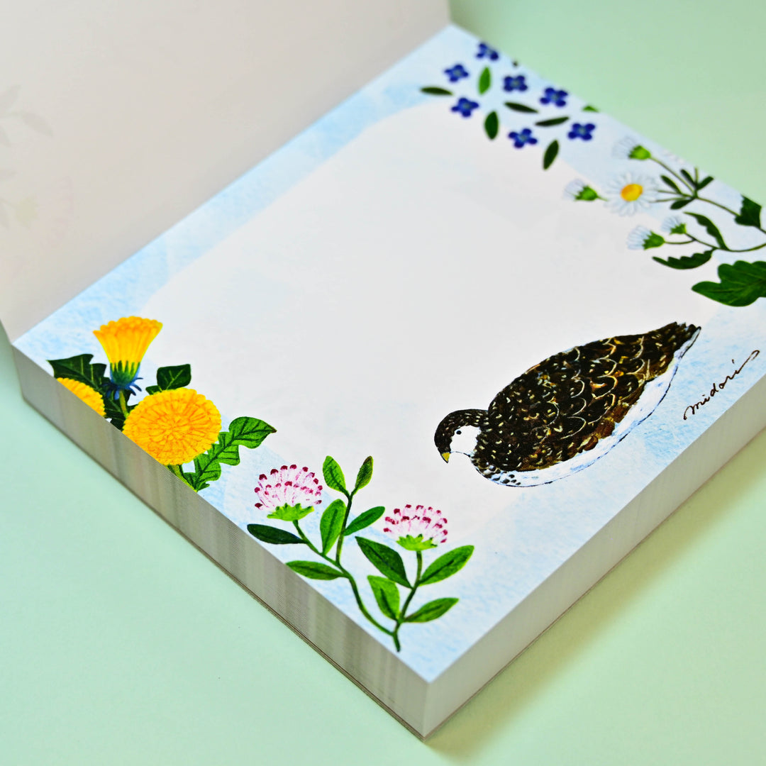 cozyca Asano Midori Fleur Memo Pad