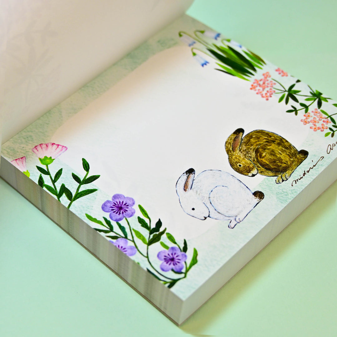 cozyca Asano Midori Fleur Memo Pad