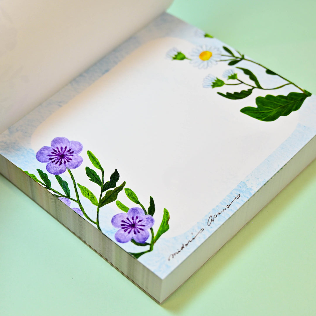cozyca Asano Midori Fleur Memo Pad