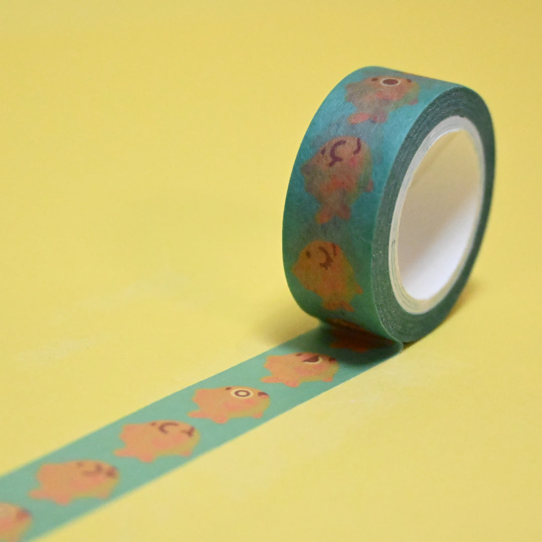 (MT075) Ruban Washi Original Rainbowholic x Tazdaunicorn Poisson Rouge