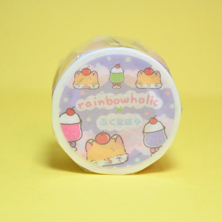 (MT087) Rainbowholic x Fukupopoya Cream Soda 3cm Washi Tape