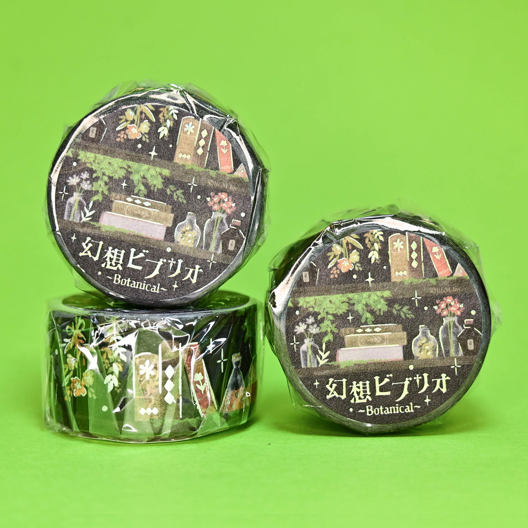 BGM Fantasy Bibliography Botanical Washi Tape 2cm