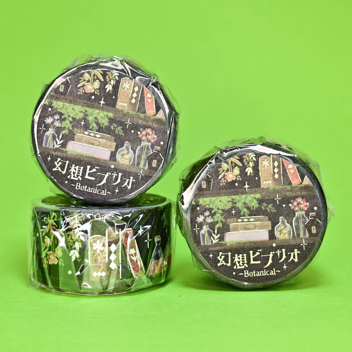 BGM Fantasy Bibliography Botanical Washi Tape 2cm