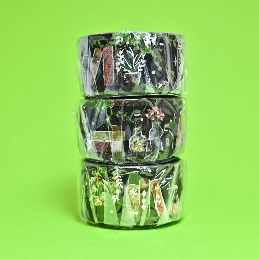 BGM Fantasy Bibliography Botanical Washi Tape 2cm