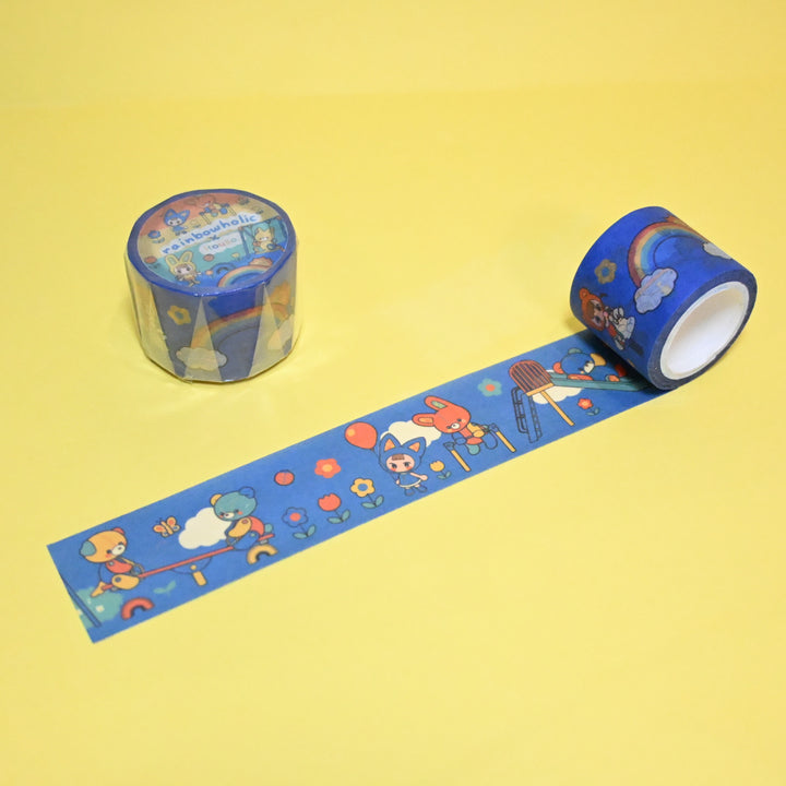 (MT084) Rainbowholic x itousa Playground 3cm Washi Tape