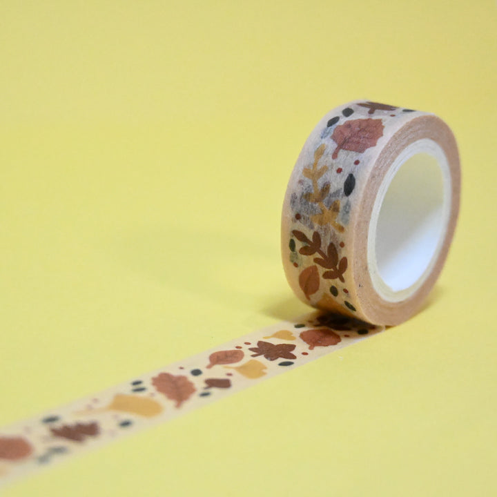 (MT109) Original Rainbowholic x Tazdaunicorn Autumn Patterns Washi Tape
