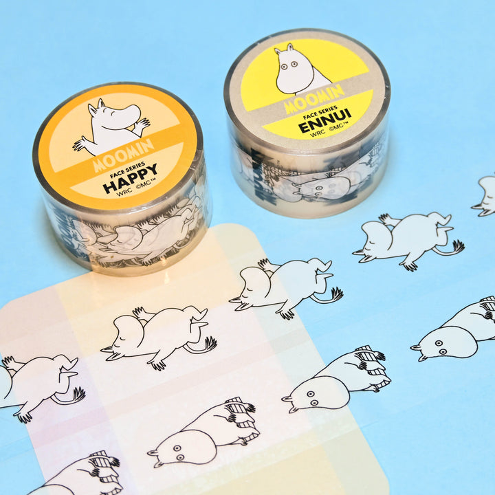 World Craft Moomin Moods Clear Tape Set (2 pcs.) 2.5cm