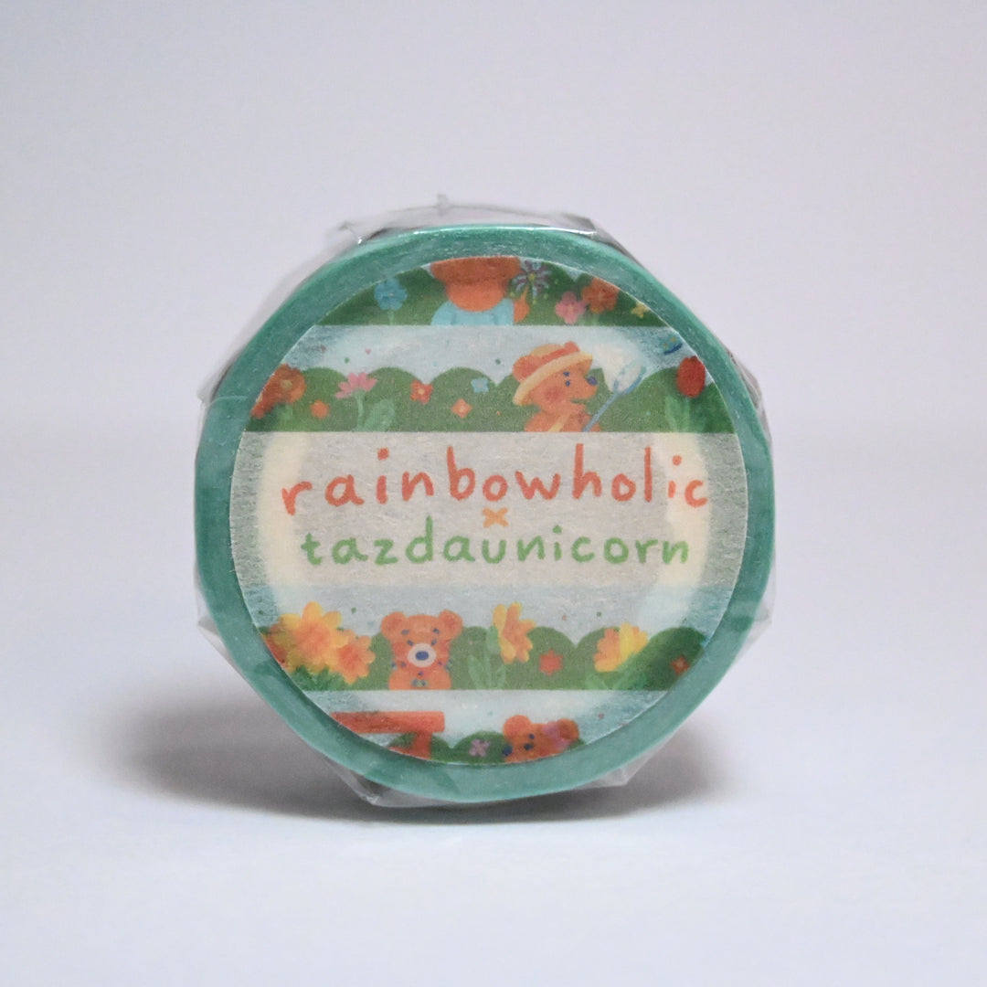 (MT102) Cinta washi original de osos de verano de Rainbowholic x Tazdaunicorn