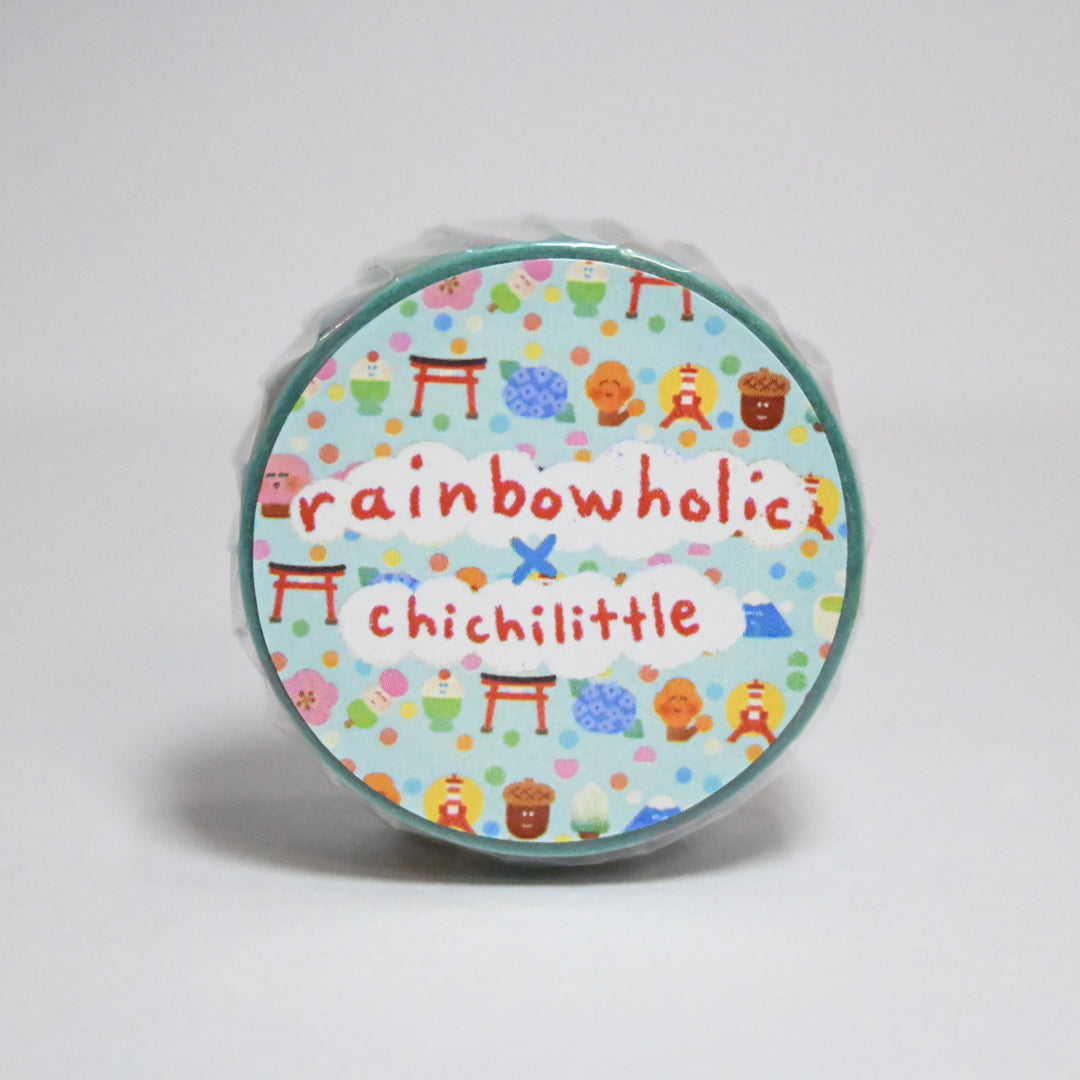 (MT115) Original Rainbowholic x Chichilittle Japan Travel Washi Tape