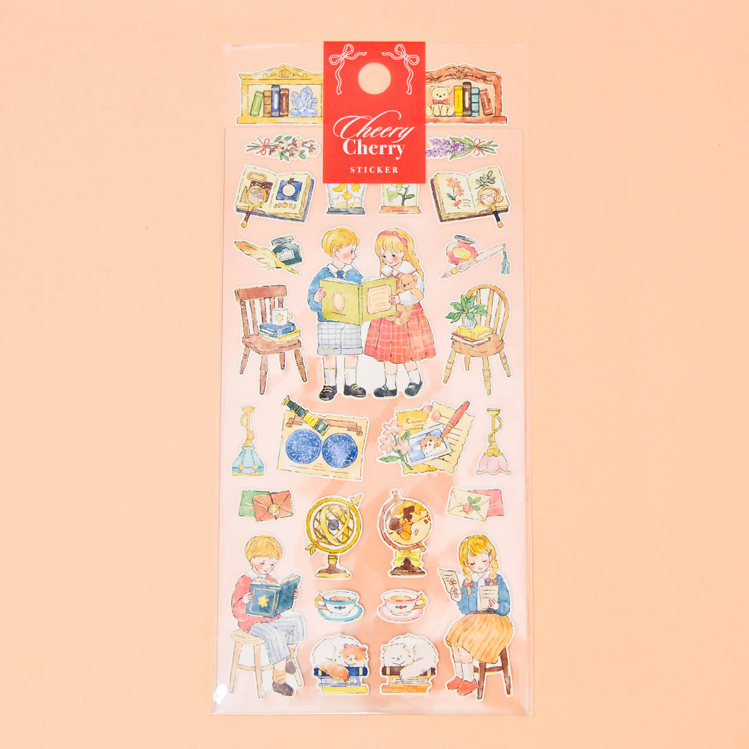 MINDWAVE Cheery Cherry Academia Sticker Sheet