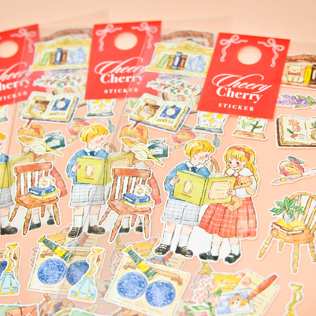 MINDWAVE Cheery Cherry Academia Sticker Sheet