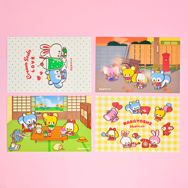 おちゃめフレンズ ポストカードセット（全8種）