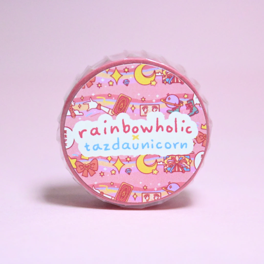 (MT142) Rainbowholic x Tazdaunicorn Mahou Shoujo Washi Tape