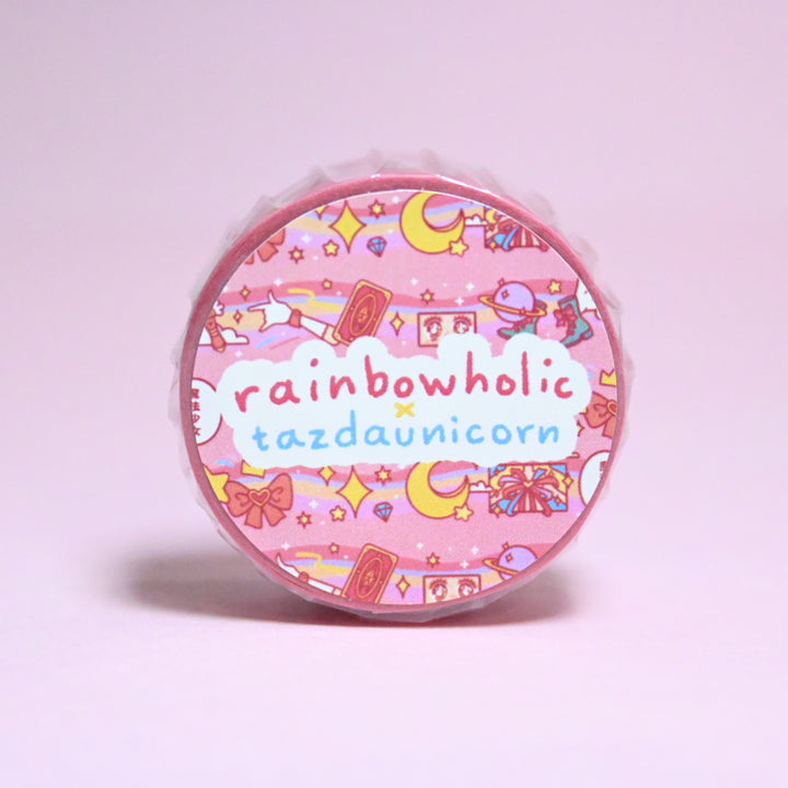 (MT142) Rainbowholic x Tazdaunicorn Mahou Shoujo Washi Tape