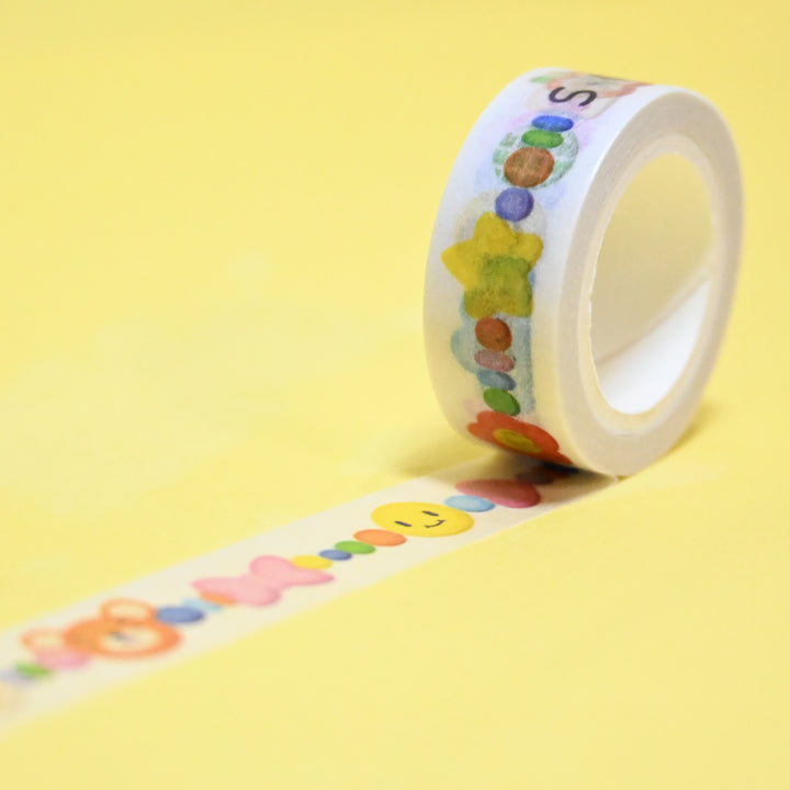 (MT140) Original Rainbowholic x Tazdaunicorn Friendship Bracelet Washi Tape