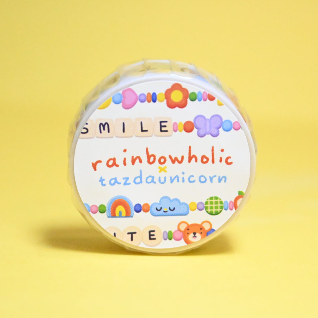 (MT140) Original Rainbowholic x Tazdaunicorn Friendship Bracelet Washi Tape