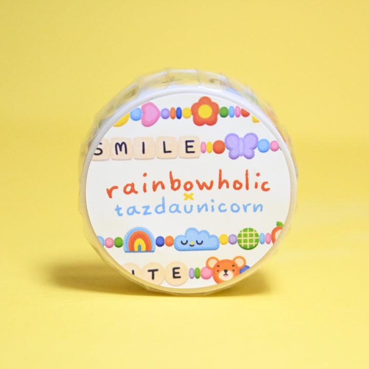 (MT140) Original Rainbowholic x Tazdaunicorn Friendship Bracelet Washi Tape