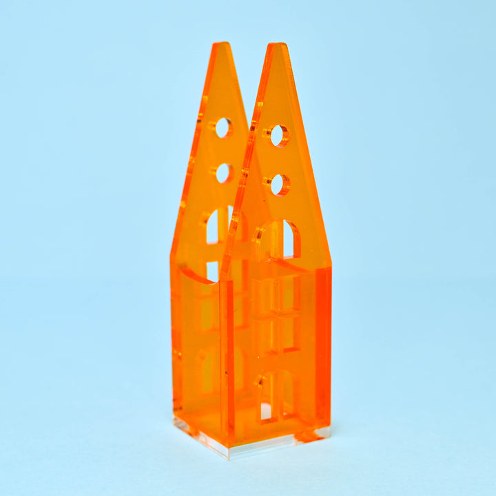 Komamono Lab Townscape Acrylic Stamp SMALL Orange