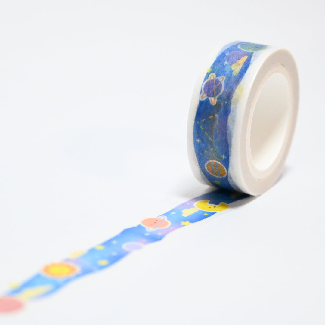(MT139) Original Rainbowholic x Tazdaunicorn Galaxy Milky Way Washi Tape