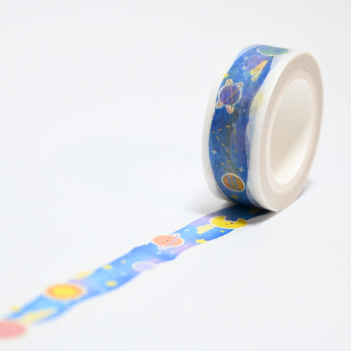 (MT139) Original Rainbowholic x Tazdaunicorn Galaxy Milky Way Washi Tape